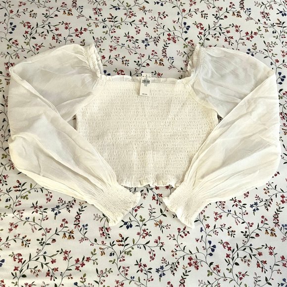 NWT Aerie smocked blouse - Picture 1 of 2